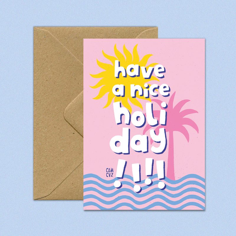 Have a nice holiday carte postale